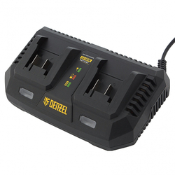 Устройство зарядное для аккумуляторов IBC-18-3.0-2, Li-Ion, 18В, 3.0 А, для двух батарей Denzel