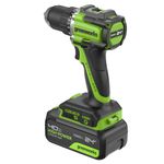 Дрель-шуруповерт акк. Greenworks DD560, 24V, б/щет, 30/60 Нм,13мм, Anti-kickback,1х4Ач,ЗУ,кор (3708407CUB)