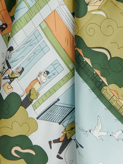 Платок, шелк