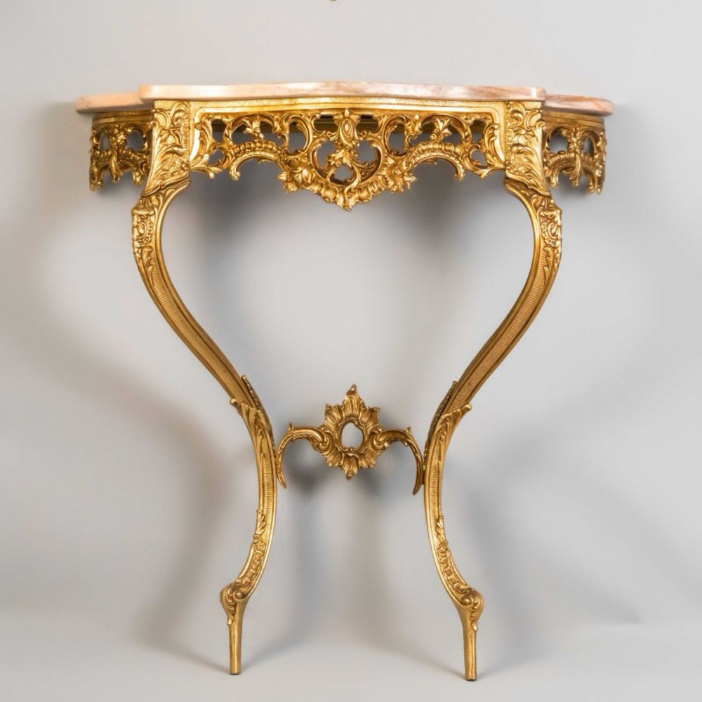 Зеркало с консолью в стиле Рококо