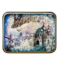 Народные промыслы ШК-55/188 Шкатулка «Зима» исп. Маркова Т.