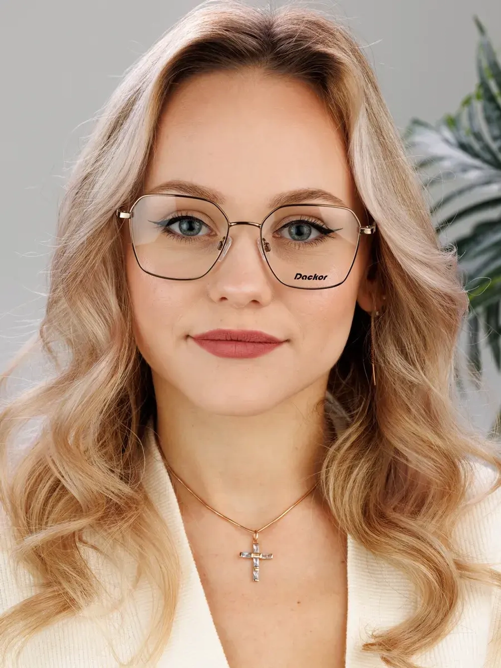 Оправа для очков женская брендовая металл