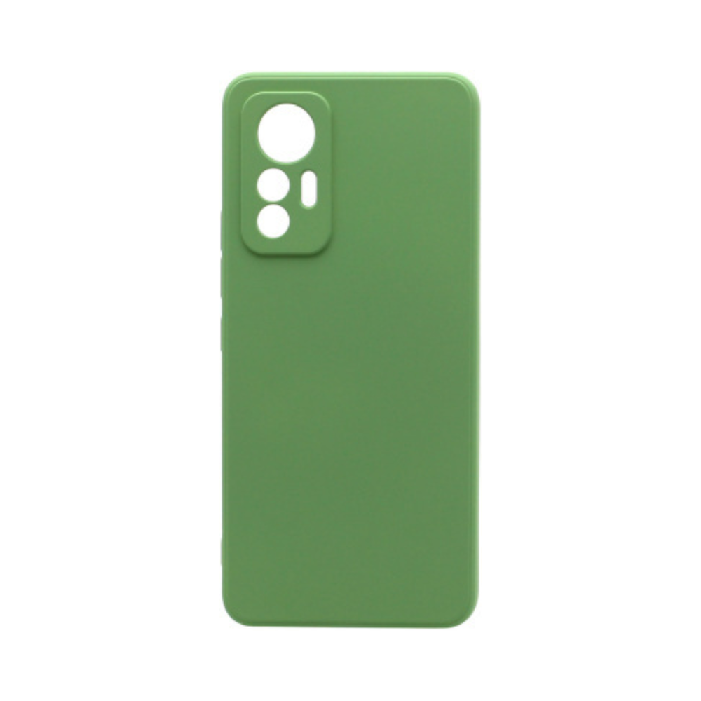 Силиконовый матовый чехол Silicone Case NEW ERA для Xiaomi 12 Lite, зеленый