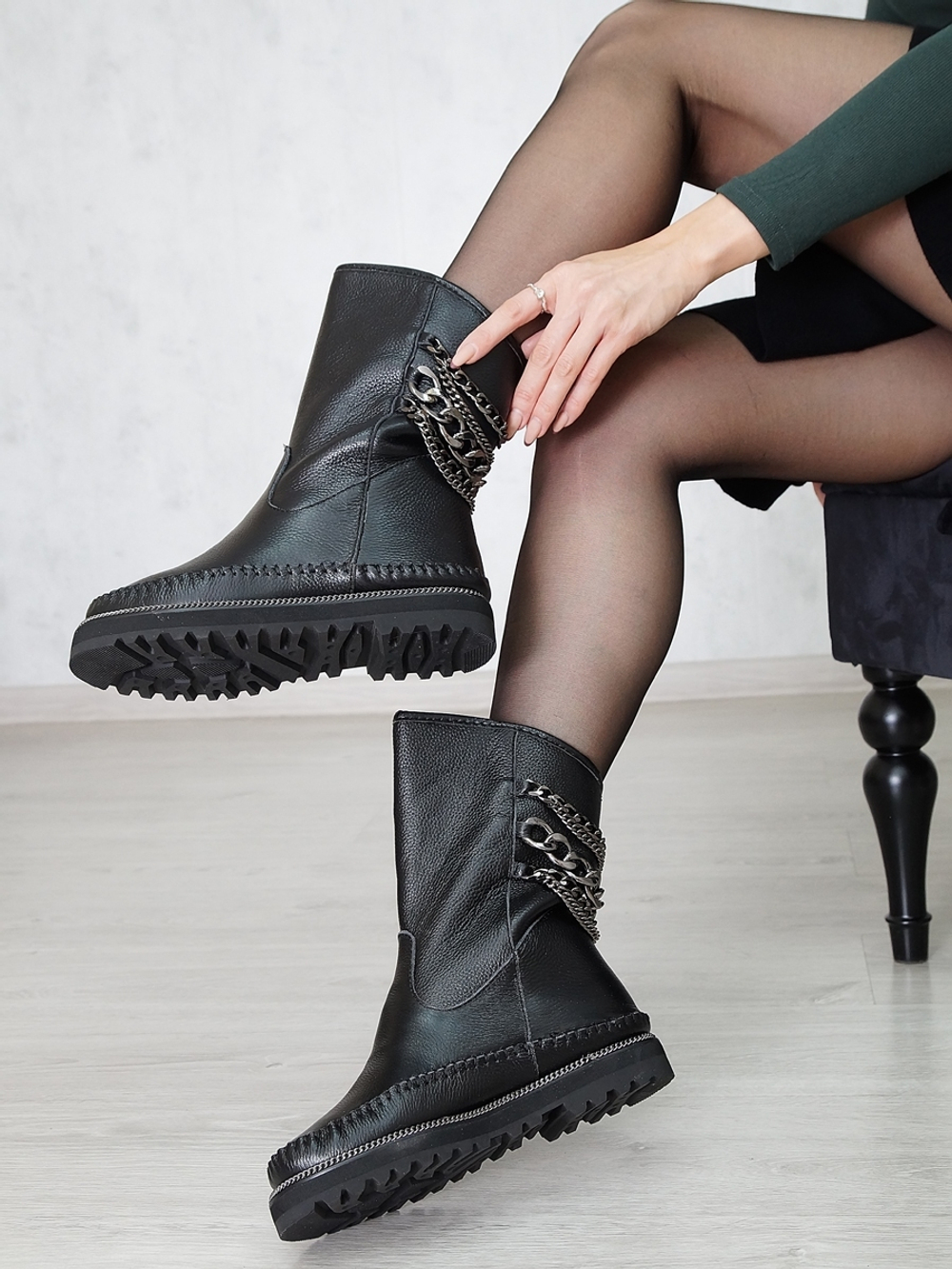 Полусапожки женские зимние