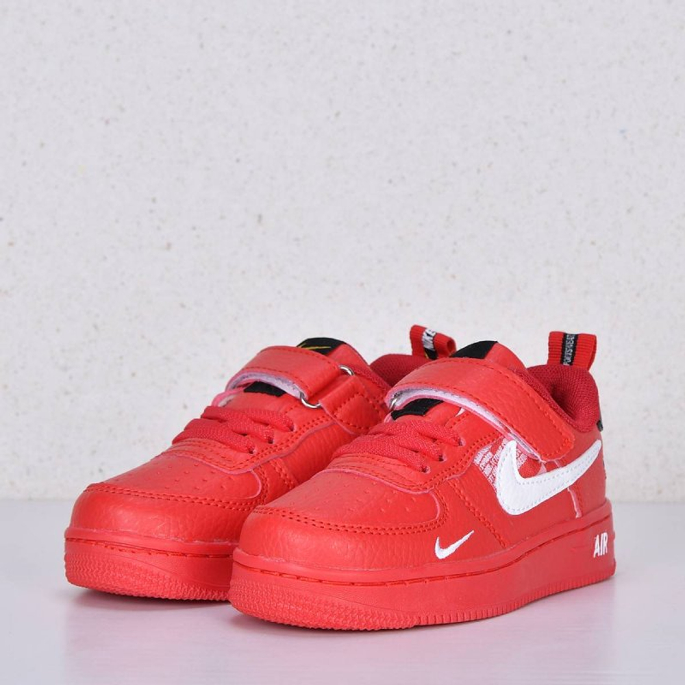 Кроссовки детские Nike Air Force 1 Red арт d666-3