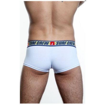 Мужские трусы хипсы белые Aussiebum Surf Crew AB00009