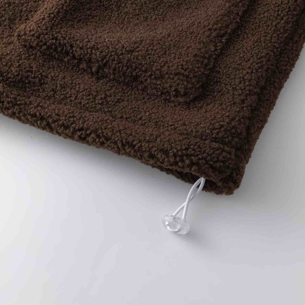 Куртка Ymkashix Furry Big Logo HTF белая/коричневая