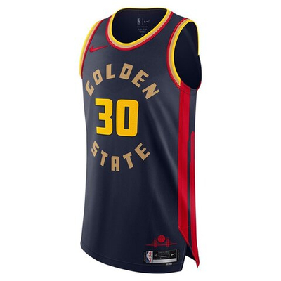 Футболка Nike NBA 2024/25 City Edition Authentic Golden State Warriors Stephen Curry Black Jersey