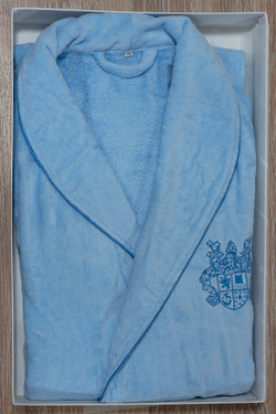 Халат мужской Gamba Gant небесно-голубой