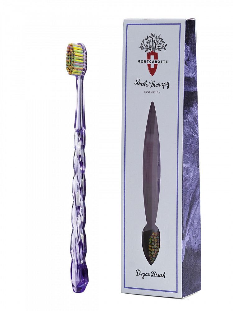 Montcarotte degas brush purple toothrush soft 015mm фиолетовая