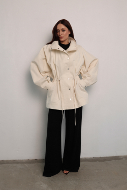 Тренч - парка молочная