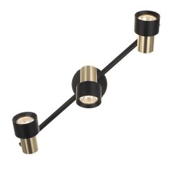 Citilux SAT CL505631 Спот поворотный с выключателем Чёрный+Золото