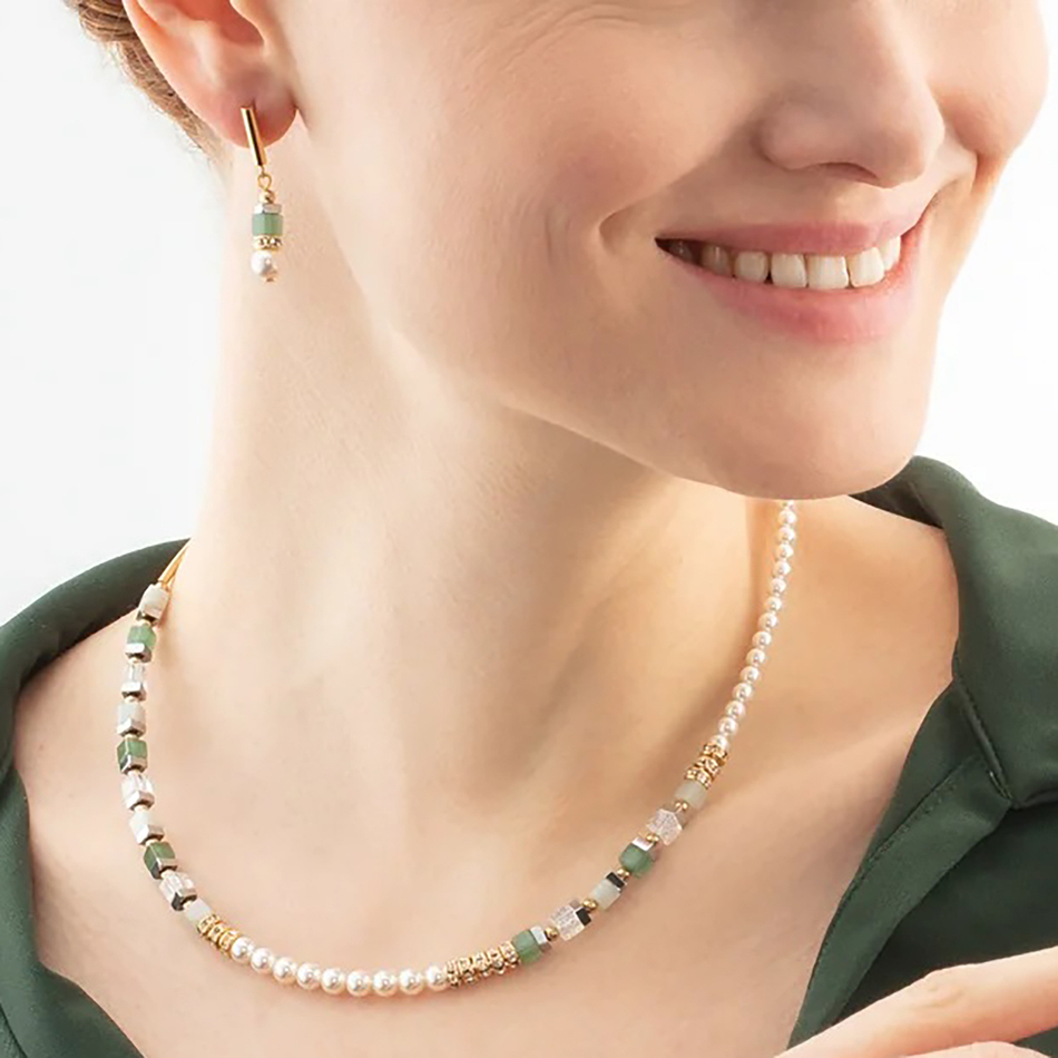 Колье Coeur de Lion Green 4354/10-0500