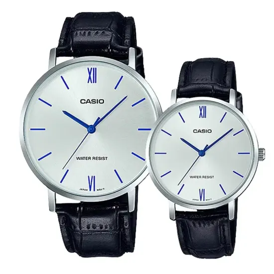 Парные часы Casio Standard: MTP-VT01L-7B1 и LTP-VT01L-7B1