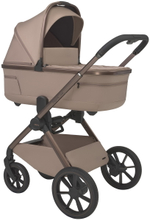 Детская коляска 3 в 1 Espiro Clodi и автокресло Pi Gray blue 09 stylish beige