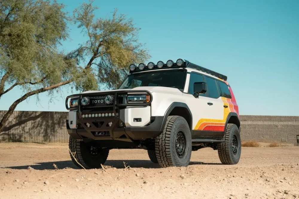 Люстра на крышу для Toyota Land Cruiser Prado LC250 2024+ Крузер Крузак обвес доп свет освещение