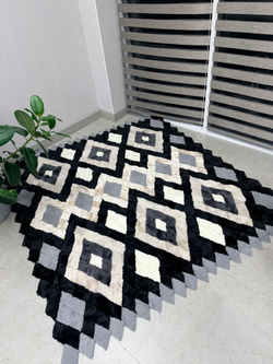 Покрывало меховое ковер из шкуры овчины