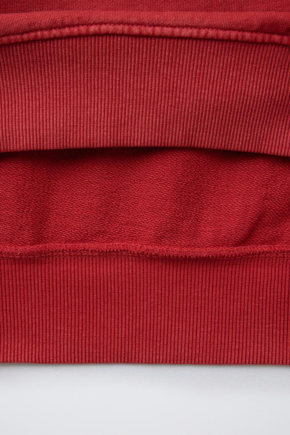 ZARA ХУДИ С НАДПИСЬЮ, КРАСНЫЙ