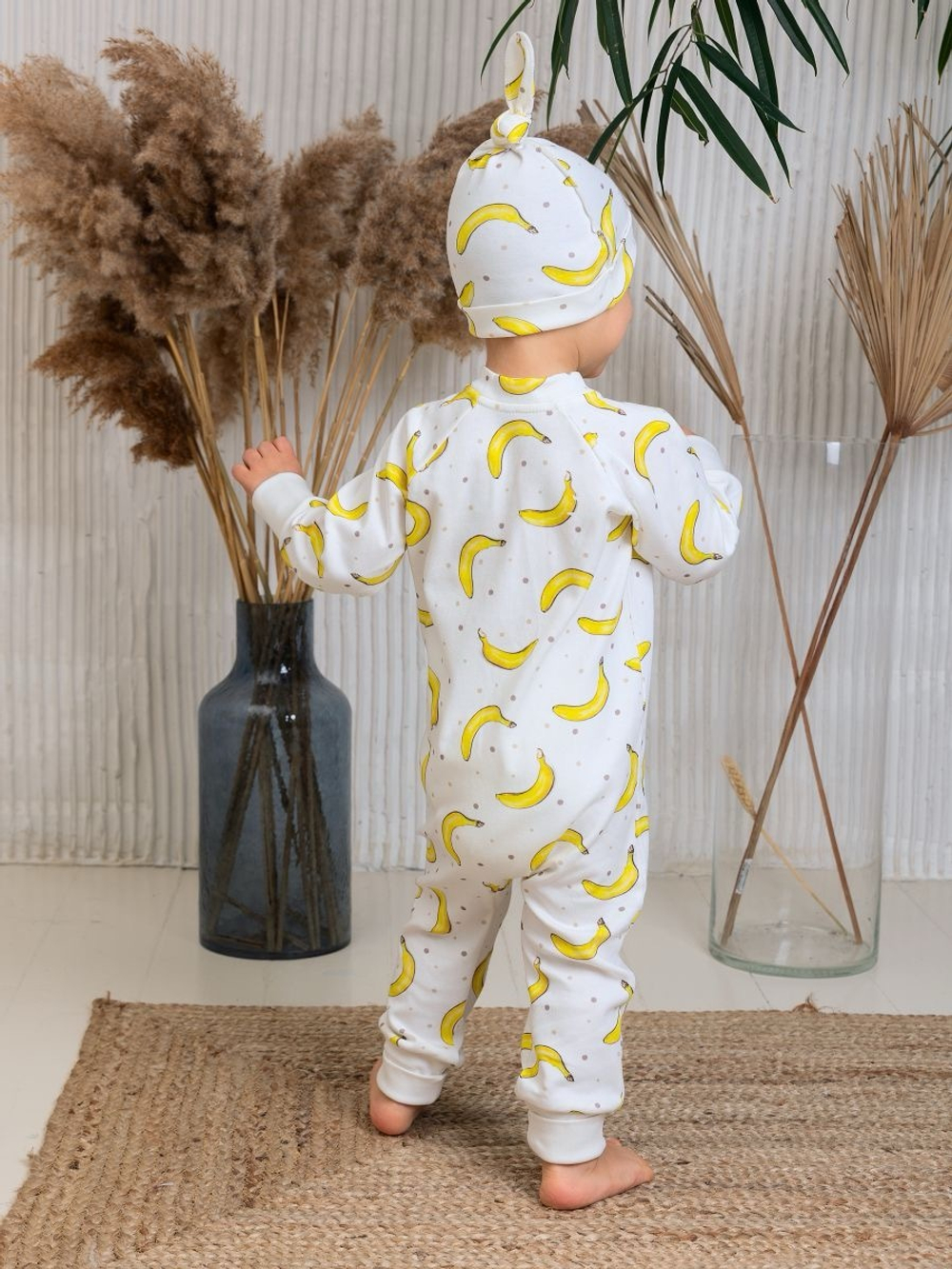 Комбинезон растущий на молнии "Бананы"
