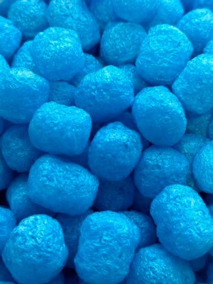 Эко-наполнитель Корнпак, цвет морозное небо, 120л