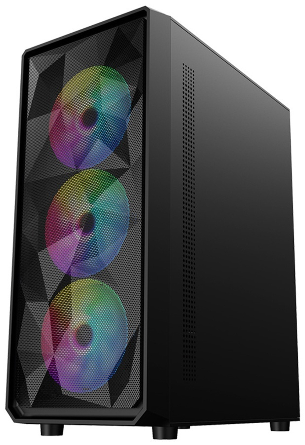 Корпус 1STPLAYER FD3-BK-1F5M-3F5S черный