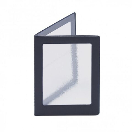 Обложка-рамка для автодокументов, 92*125мм, синяя