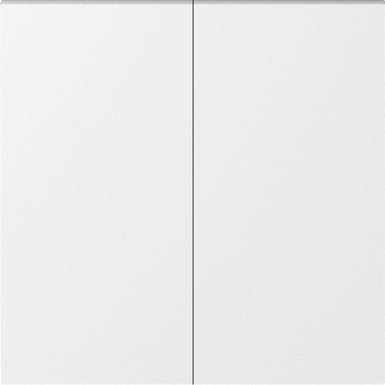 Клавиша 2-я для перекрёстного переключателя,  матовый белый,  серия A07