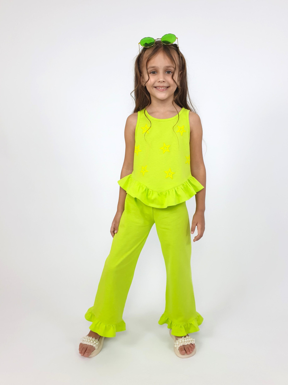 02-147-2 Комплект для девочки (туника+брюки)