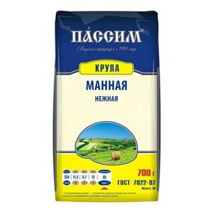 КРУПА МАННАЯ НЕЖНАЯ ПАССИМ 700ГР