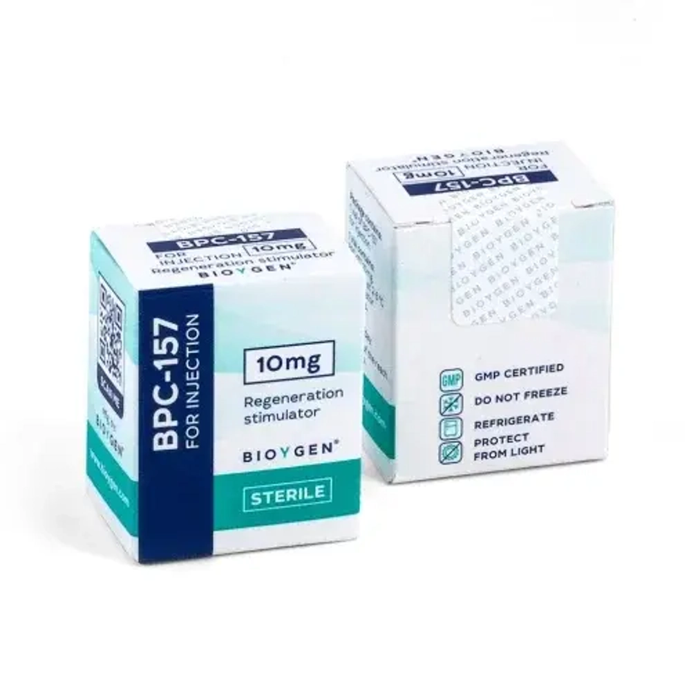 Косметическое средство пептид для ухода за кожей BPC-157 BioYgen 10 mg / БПС-157 Биоген 10 мг