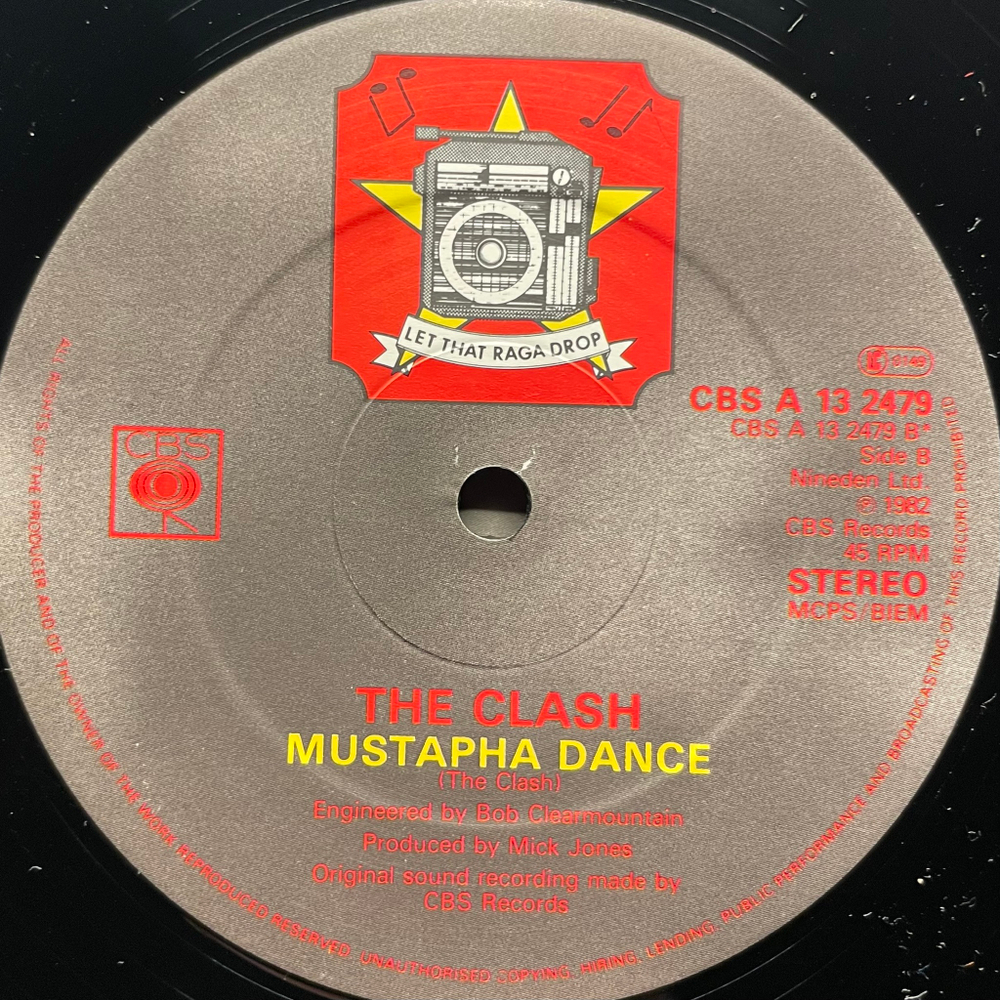 The Clash ‎– Rock The Casbah (Англия 1982г.) 12", 45 RPM