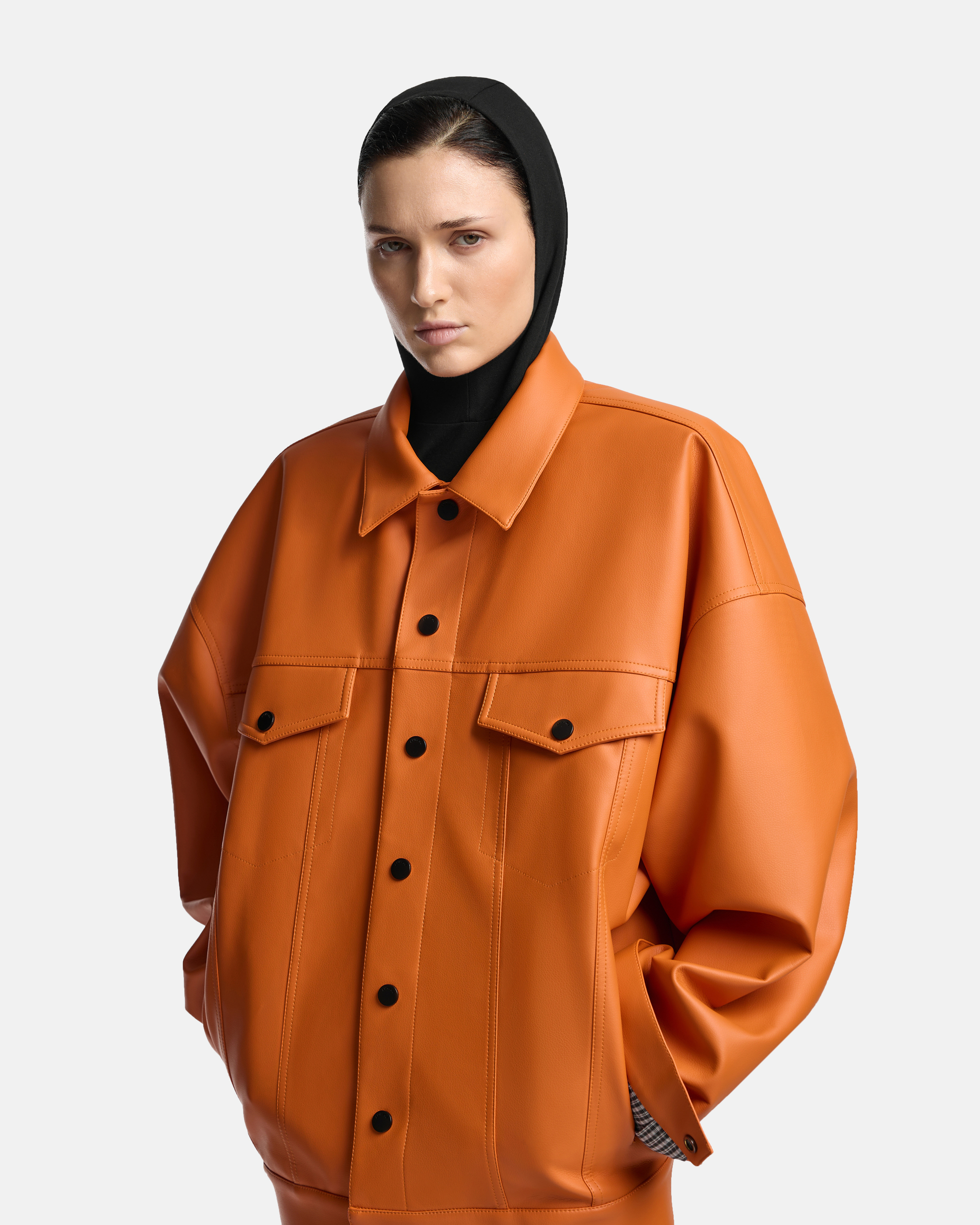 ДЖИНСОВКА ИЗ ЭКОКОЖИ