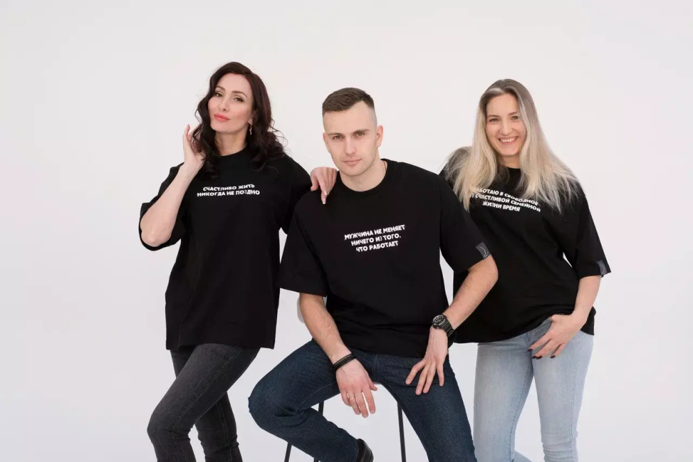 Satya merch футболка Oversize Black (Print 5)
