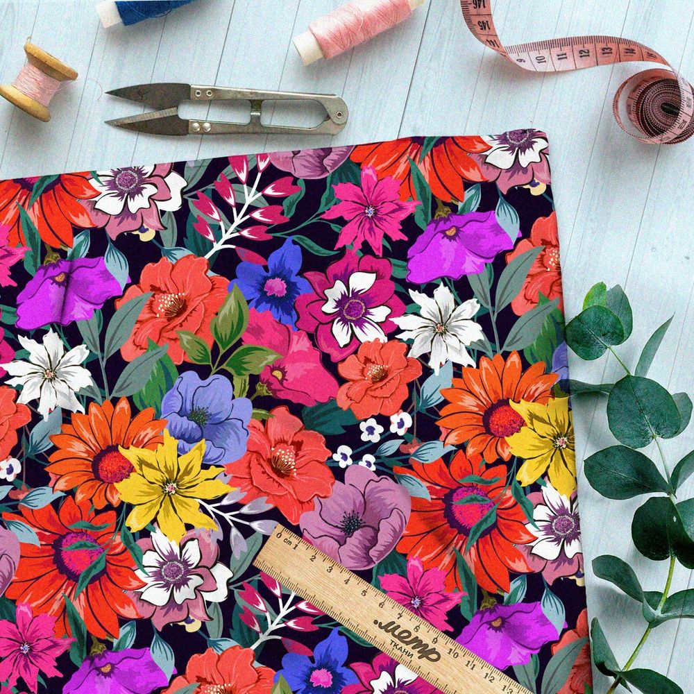 Ткань барби «вальс цветов» клод моне