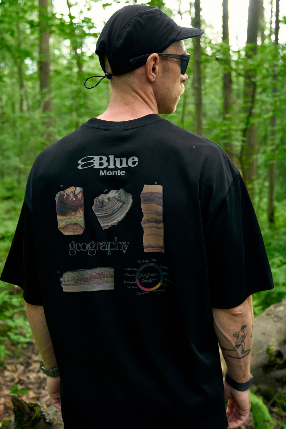 Футболка Nothomme Blue Mountain Geo Print Coolmax Pro T-Shirt "Zhu Mohei"