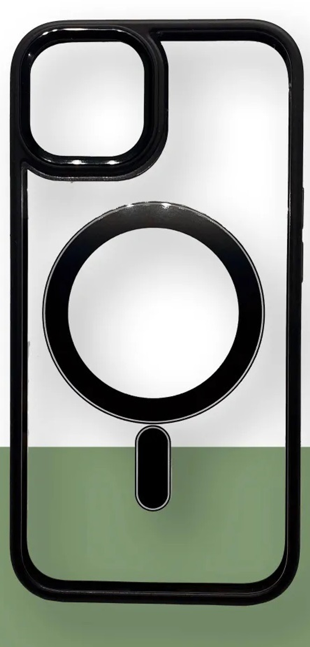 Накладка iPhone 14 Pro Max силикон black Magsafe Funshare