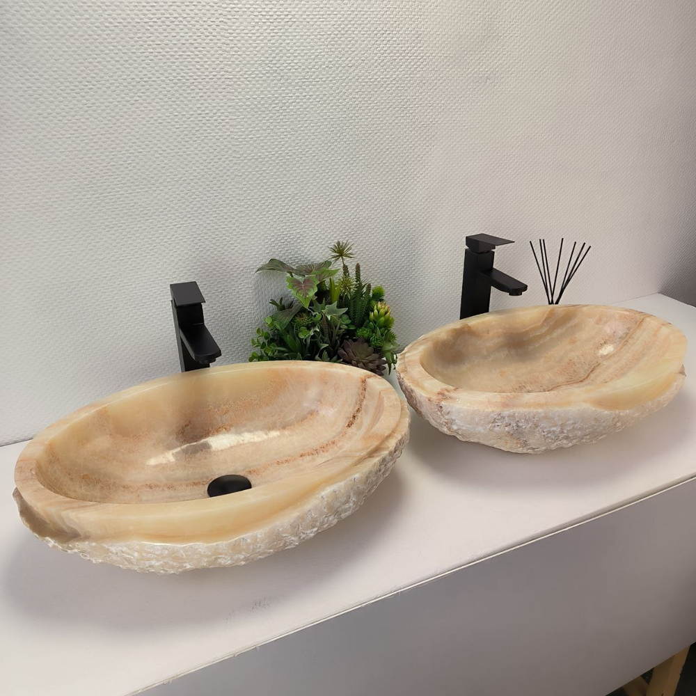 Раковина из оникса ПАРА! Oval Marmo Yellow OO-62705 58*38*15 0102