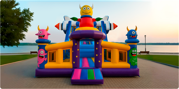 Надувной парк – идеальное решение для бизнеса у озера Надувной парк – идеальное решение для бизнеса у озера