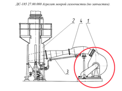 ДС-185 20.05.000 Установка дымососа