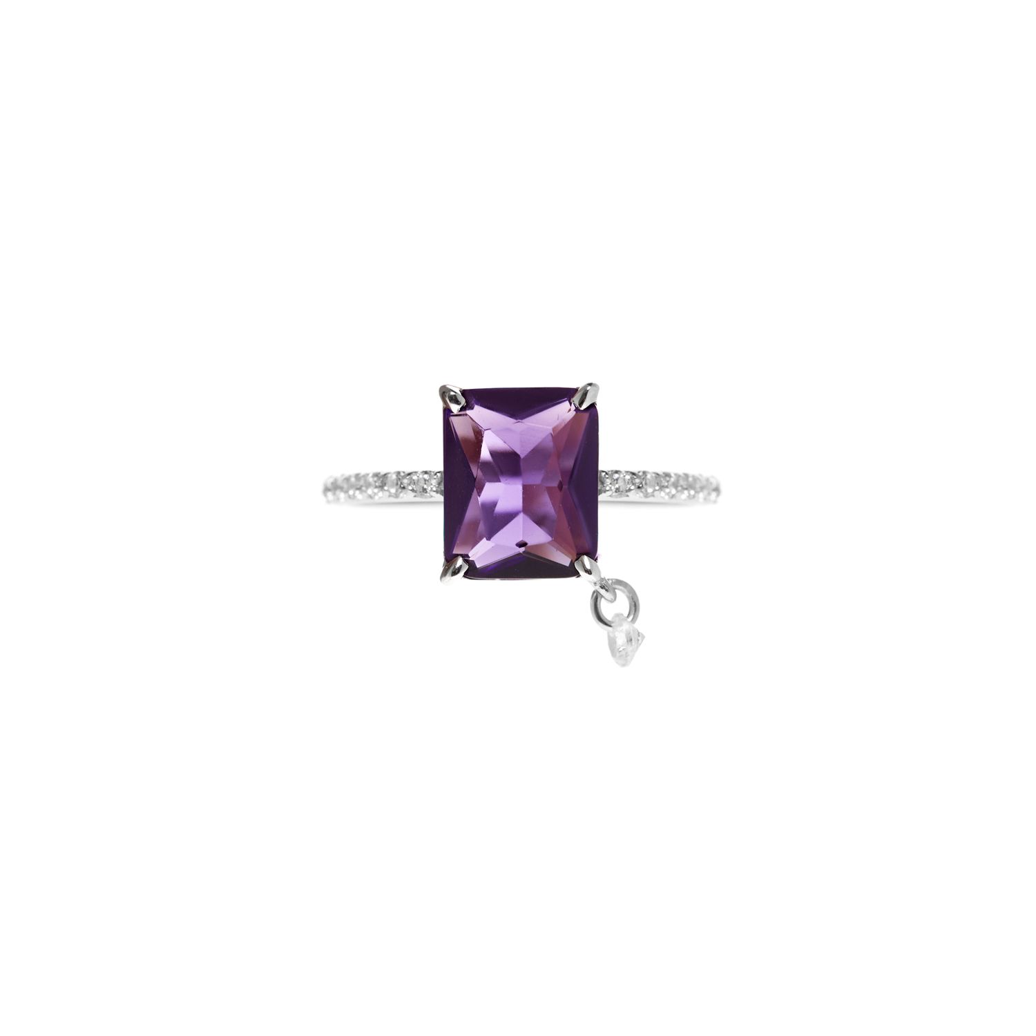 Кольцо Crystal Nuance Ring - Violet