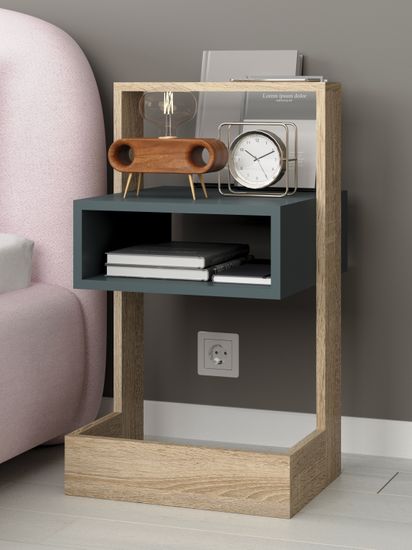 дуб сонома / базальт