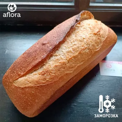 Фотография Хлеб пшеничный бездрожжевой на закваске замороженный / 1 кг купить в магазине Афлора