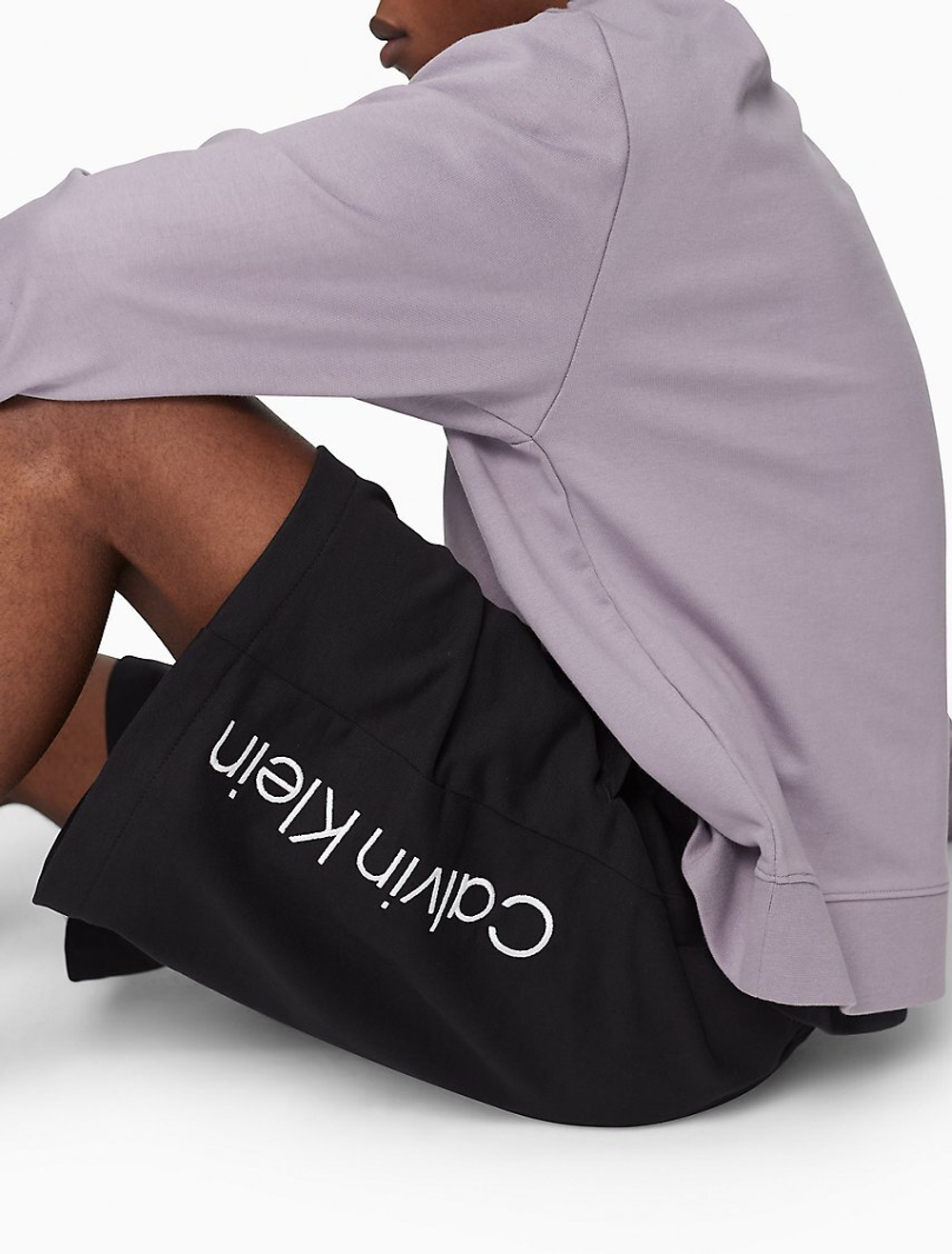Мужские трикотажные шорты Calvin Klein черный