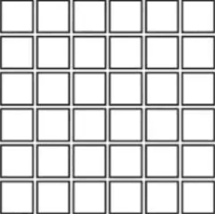 Мозаика MOSAICO ABSOLUTE WHITE 6MM NAT/RETT 5X5 (97121)