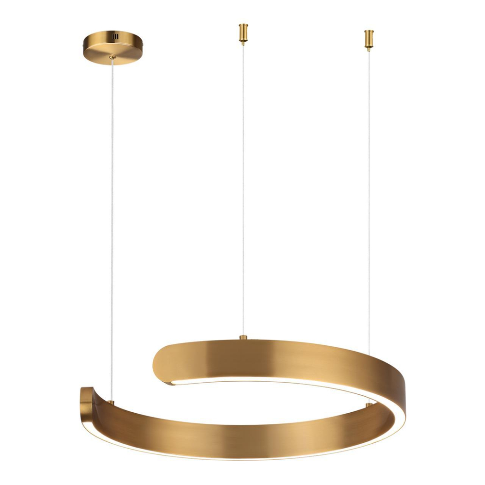 6535/28L LEDIO LN23 224 латунь Светильник подвесной LED 28W 3000-6000K 1240Лм 220V INDIE