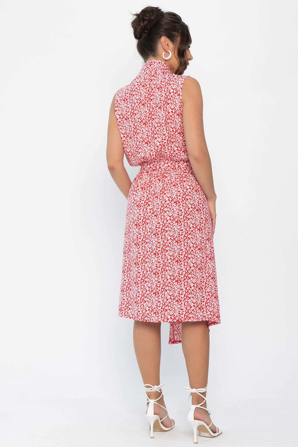 Платье Хьюми (красно-белое) П13935-35М LT Collection