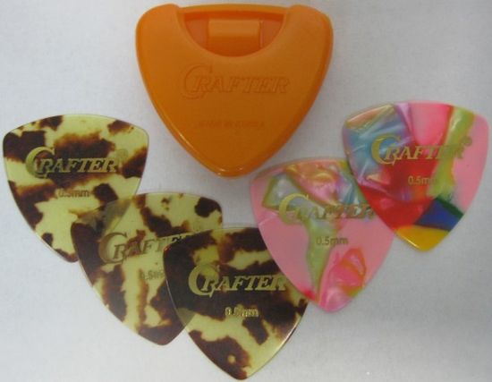 Держатель для медиатора CRAFTER Pnc-5+5 шт медиатров 0.5мм Crafter