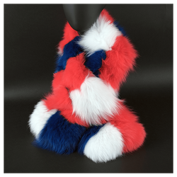 Меховой шарф «Северное сияние»