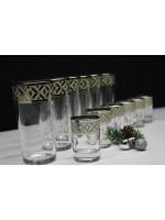 Набор 12 предметов стакан и стопка