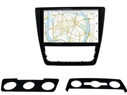 Магнитола для Skoda Yeti 2009-2018 (кондиционер) - Vaycar VA65-1225-2K на Android 13, 8-ядер, 2K QLED, ТОП процессор, CarPlay, 4G SIM-слот